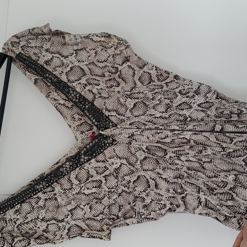 Snake print blouse